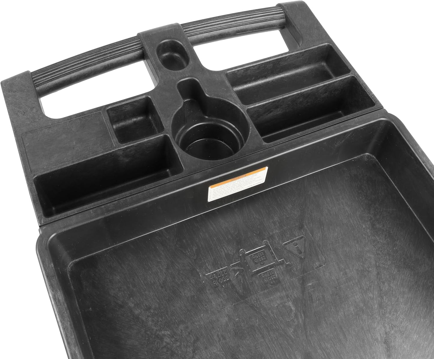 80855 500-Lb Utility Service PP Cart with Two Trays and Wheels 30 Inch X 16 Inch Overall Dimensions